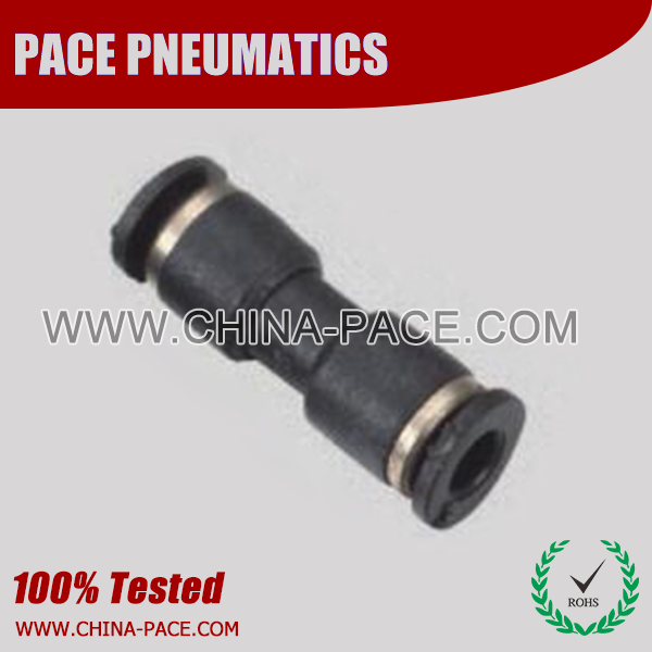 Compact Union Straight One Touch Fittings,Compact One Touch Fitting, Miniature Pneumatic Fittings, Air Fittings, one touch tube fittings, Pneumatic Fitting, Nickel Plated Brass Push in Fittings